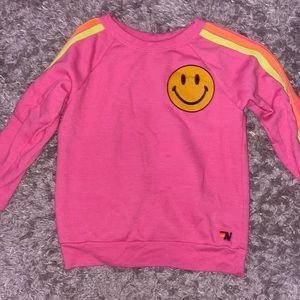 Pink Smile AV Sweatshirt Size 12